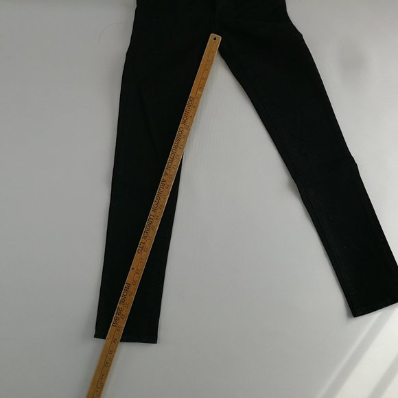 Paige Skyline Skinny Black Jeans 27 - Picture 8 of 10